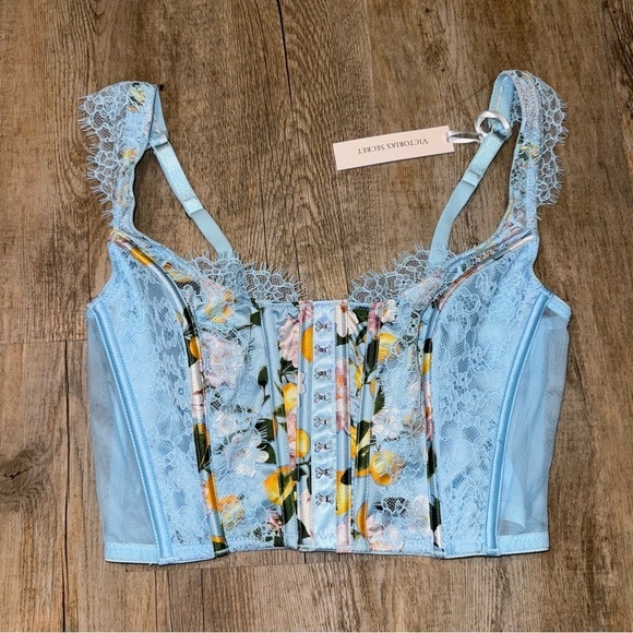 New Victoria's Secret Unlined Lace - Up Corset Top Dream Angels Size Small DD - Picture 14 of 14